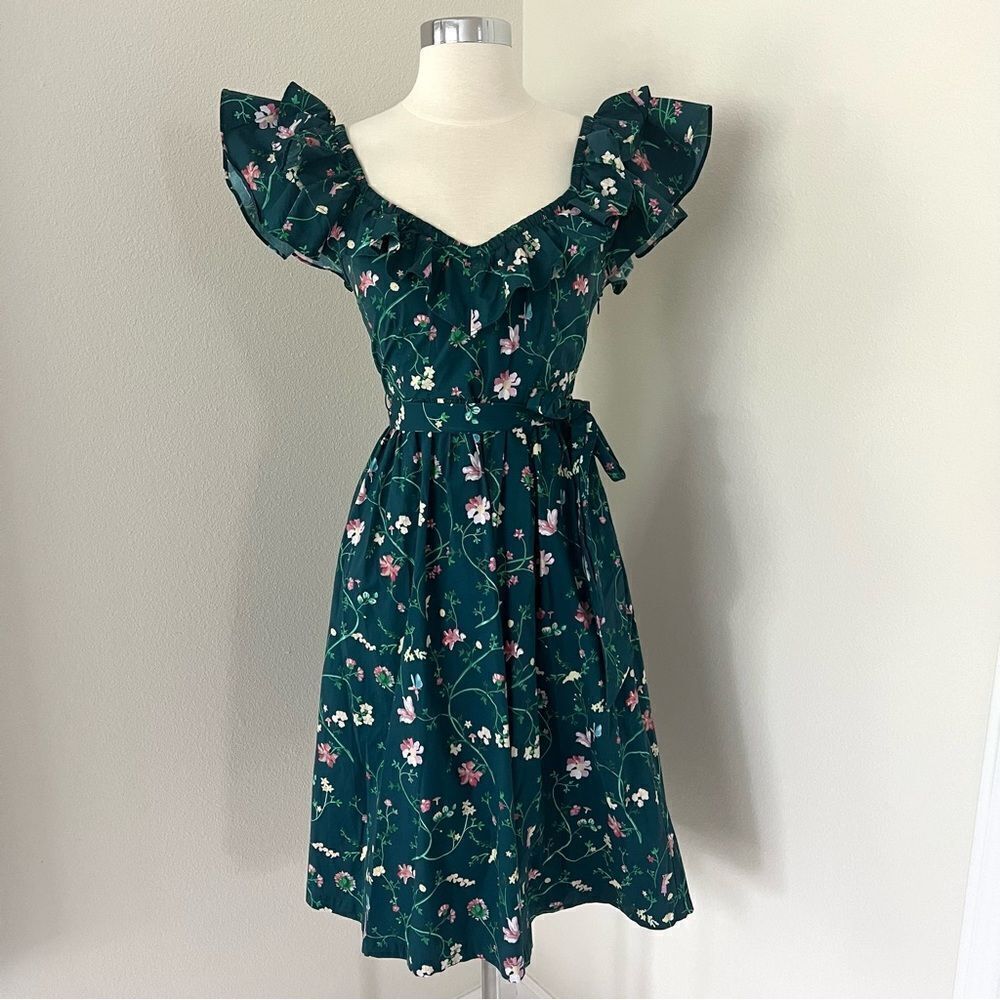 Hill House Ava Dress Moody Floral S